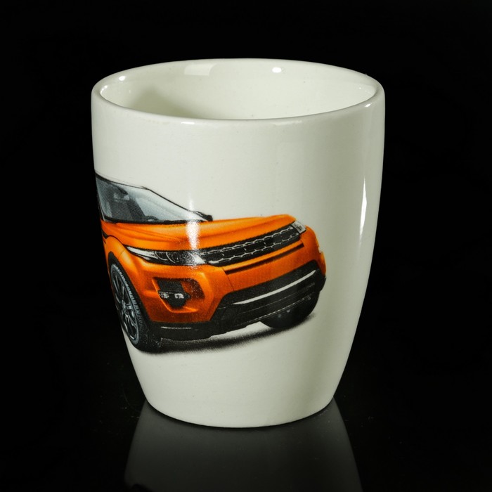 Кружка 260 мл "Гонки", рисунок МИКС