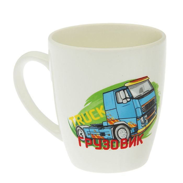 Кружка 260 мл "Гонки", рисунок МИКС