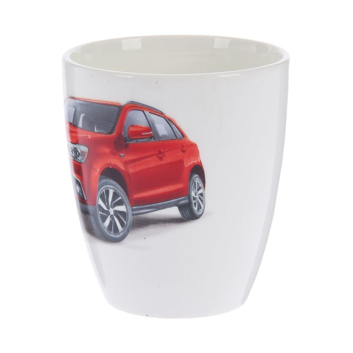 Кружка 260 мл "Гонки", рисунок МИКС