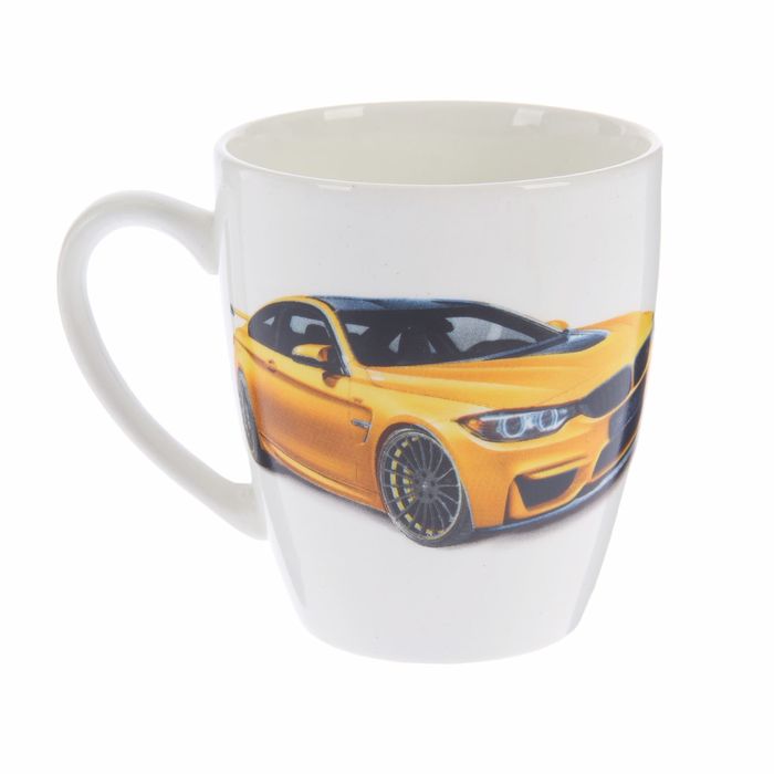 Кружка 260 мл "Гонки", рисунок МИКС