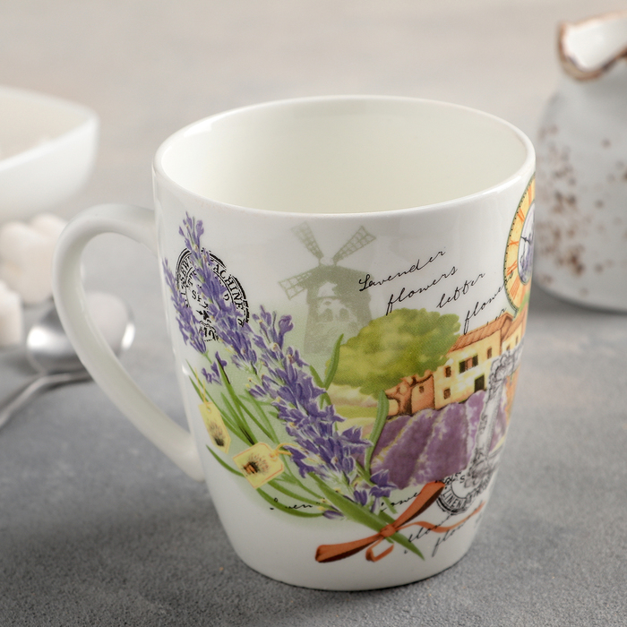 Кружка 370 мл "Лаванда"