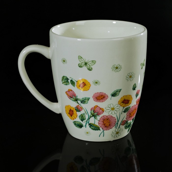 Кружка 370 мл "Луговые цветы"