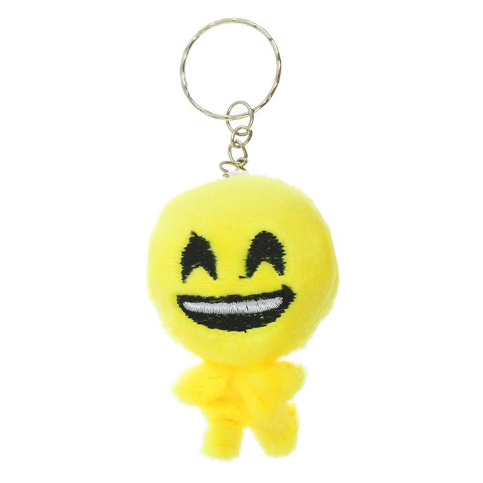 Мягкая игрушка-брелок "Смайлик", виды МИКС