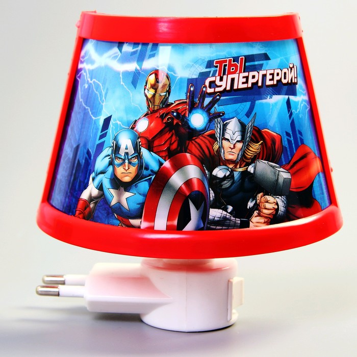 Ночник "Ты супергерой" Мстители, 10 х 11 см