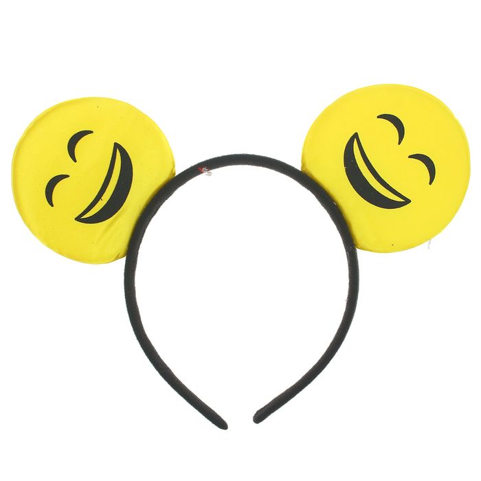 Карнавальный ободок "Смайл" улыбается