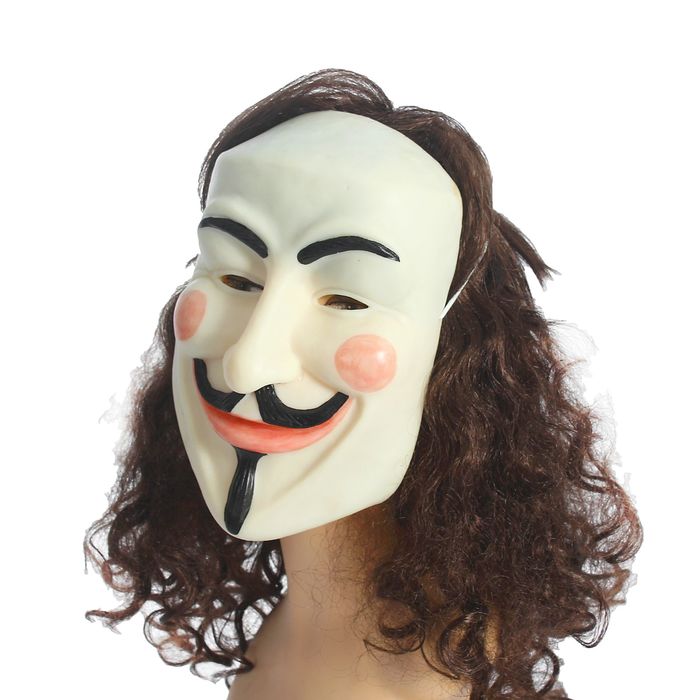 Маска латексная "Джентльмен с усиками"