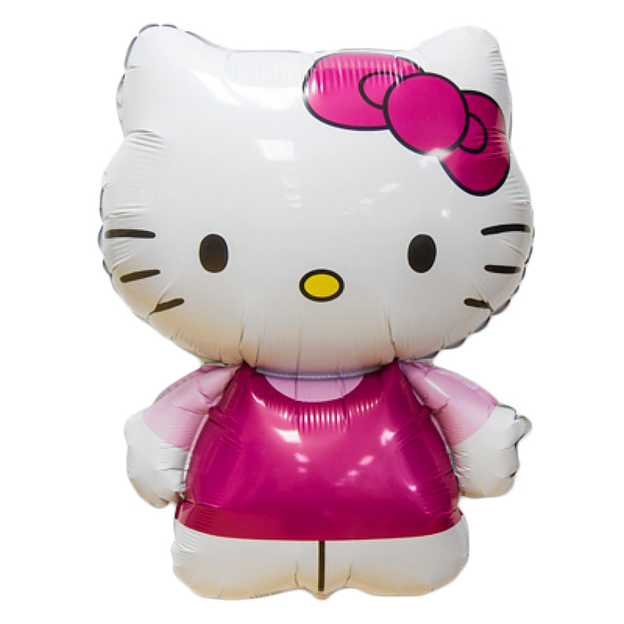 Шар фольгированный 26" "Hello Kitty" Розовая ФМ