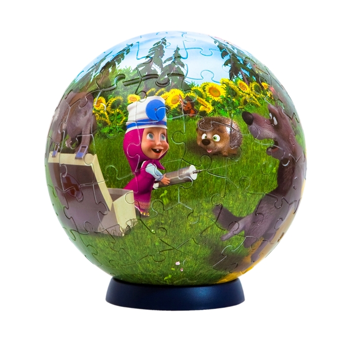 Пазл-шар "Маша и Медведь", 108 элементов