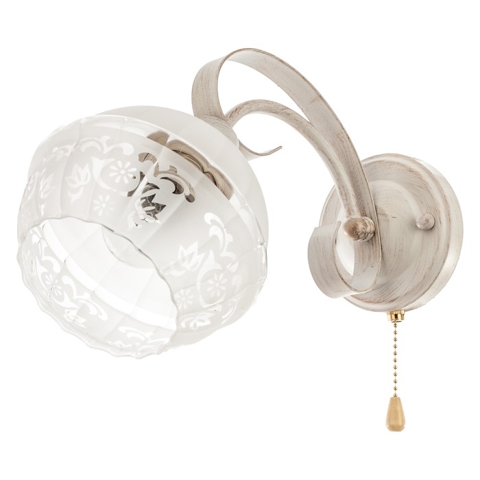 Бра "Фриони" 60W E27 основание белый-золото 25х13х30 см