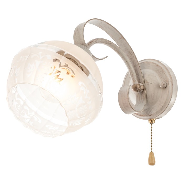 Бра "Фриони" 60W E27 основание белый-золото 25х13х30 см