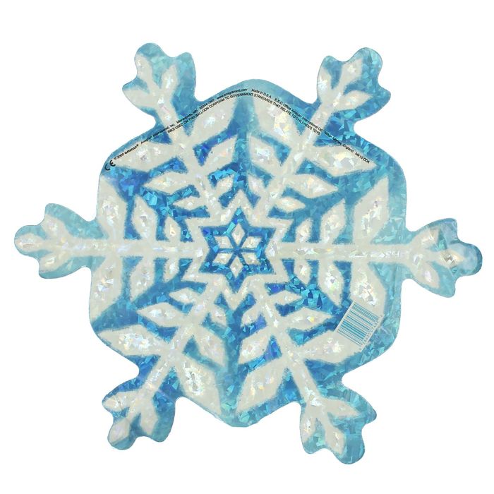 Шар фольгированный 12" "Снежинка", без палочки