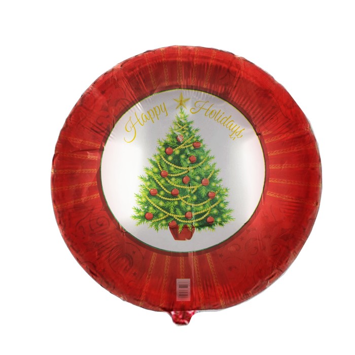Шар фольгированный 18" "Ёлка нарядная", круг