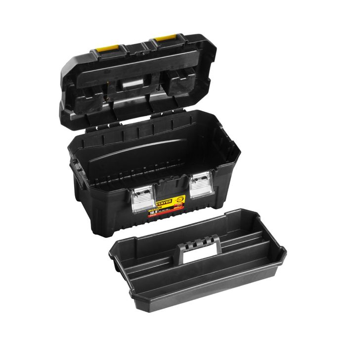 Ящик STAYER MASTER "TITAN-16", пластиковый, для инструмента, 420x250x230 мм