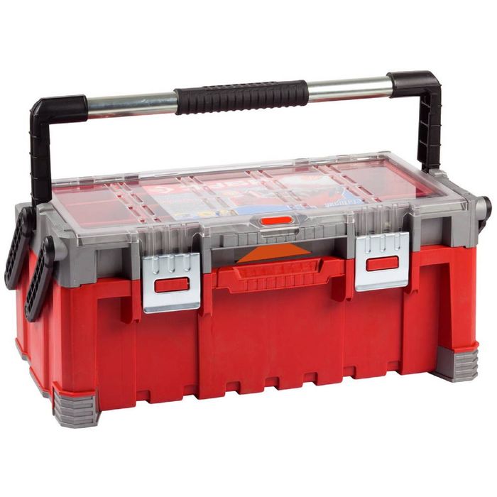 Ящик-органайзер "ЗУБР" ЭКСПЕРТ ТХ 222 Р, пластмассовый, для инструмента, 22"