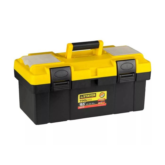 Ящик STAYER MASTER "TOOLMAX-16", пластиковый, для инструмента, 420х220х195 мм