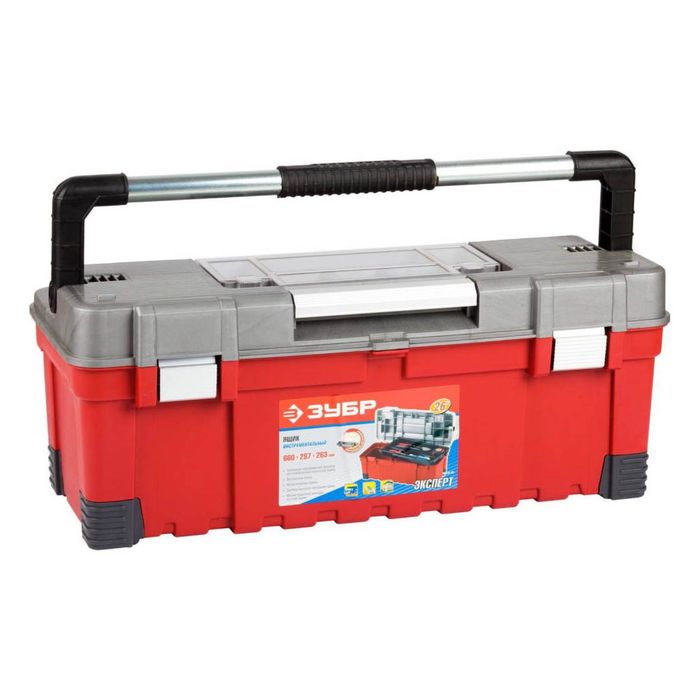 Ящик "ЗУБР" ЭКСПЕРТ ТХ 326, пластмассовый, для инструмента, 26"