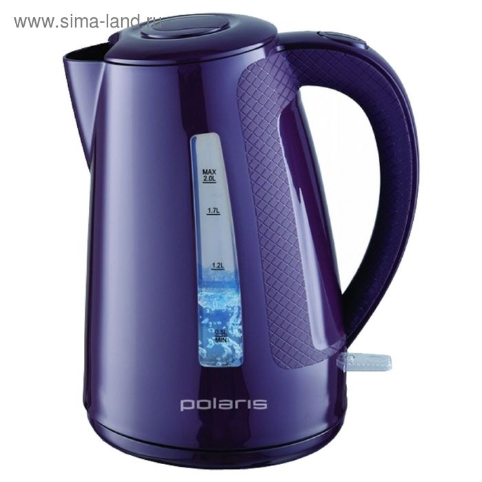 Чайник электрический Polaris PWK2016C, пластик, 2 л, 2200 Вт, фиолетовый