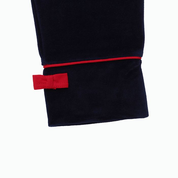 Костюм для девочки (джемпер, брюки) "Красная шапочка", рост 98-104 см (28), цвет молочный/тёмно-синий