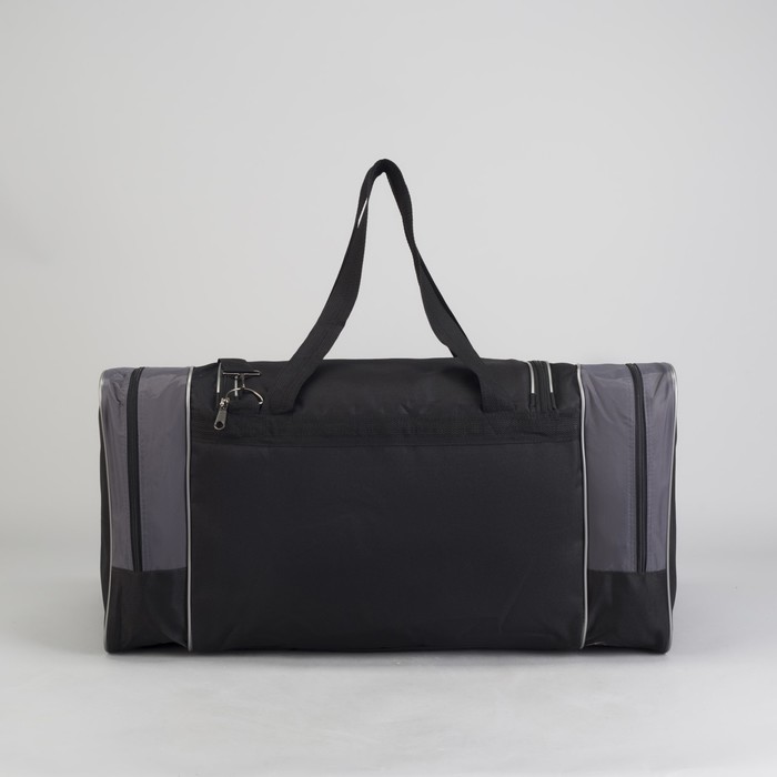 Сумка спортивная на молнии, 1 отдел, 1 наружный карман, цвет серый