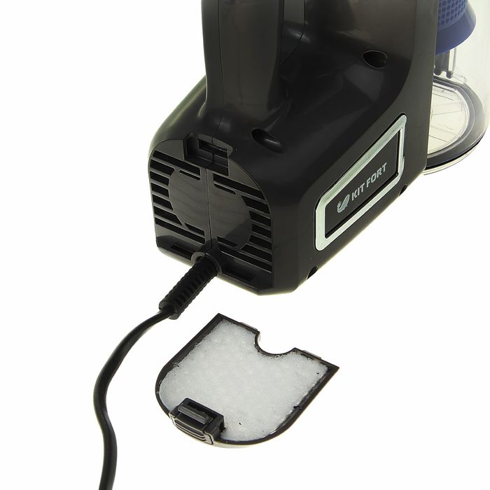 Пылесос Kitfort КТ-513-2, 500 Вт, 0.4 л, вертикальный + ручной, синий