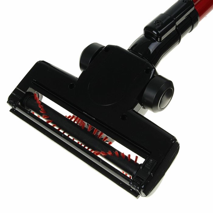 Пылесос Kitfort КТ-515-1, 150 Вт, 0.3 л, вертикальный + ручной, красно-черный