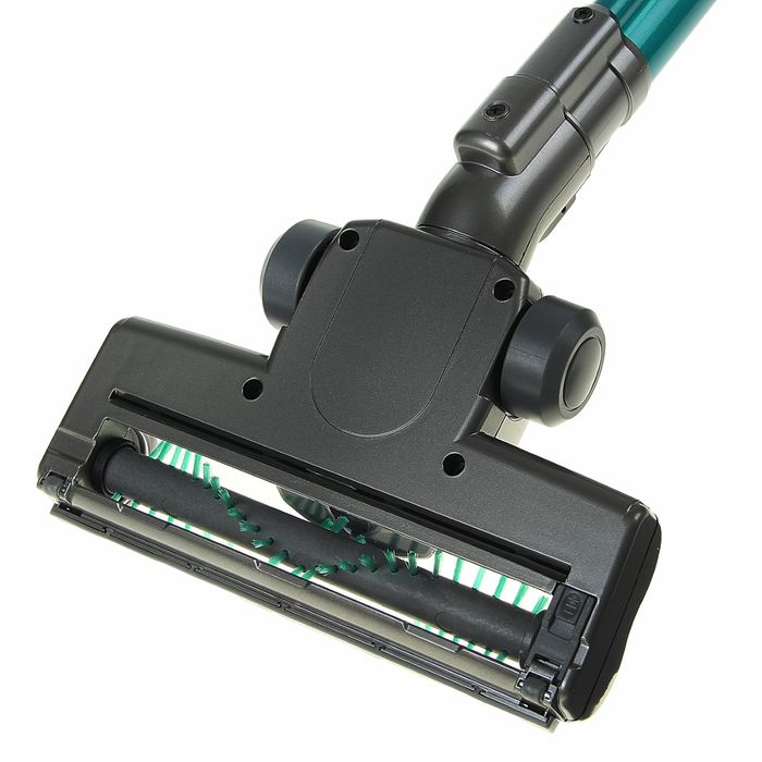 Пылесос Kitfort КТ-515-3, 150 Вт, 0.3 л, вертикальный + ручной, серо-зеленый