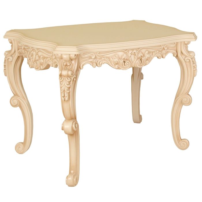 Стол журнальный "Версаль" маленький 8001 цвет "Слоновая кость"