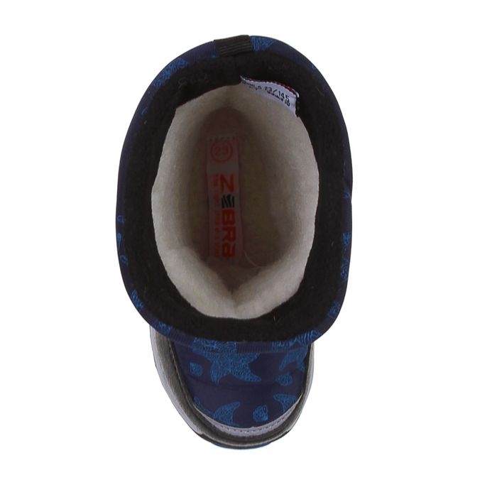 Сапоги малодетские утепленные Зебра арт. 11006-5 (синий) (р. 24)