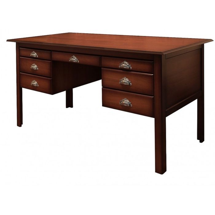 Консольный стол "Валенсия" 7 ящиков, цвет "Итальянский орех"