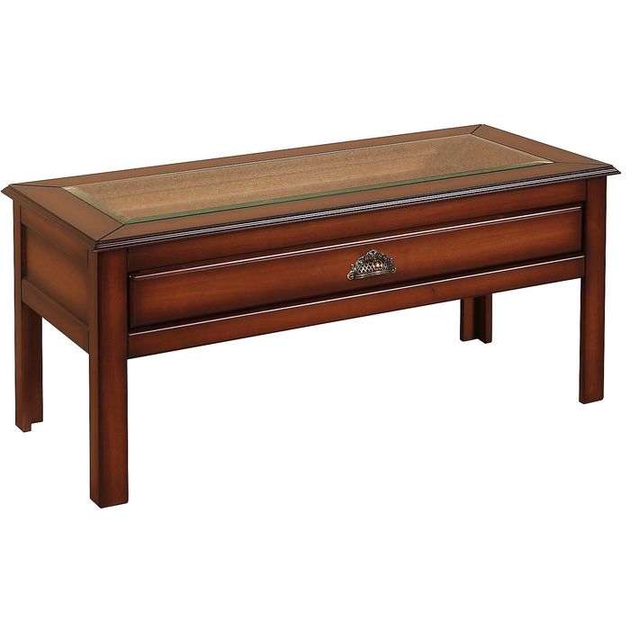 Стол журнальный "Лувр" с доп. Ящиком, цвет "Итальянский орех"