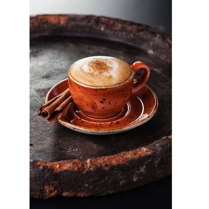 Чашка кофейная 85 мл d=6 см, h=5 см L=8,5 см "Крафт", цвет терракот