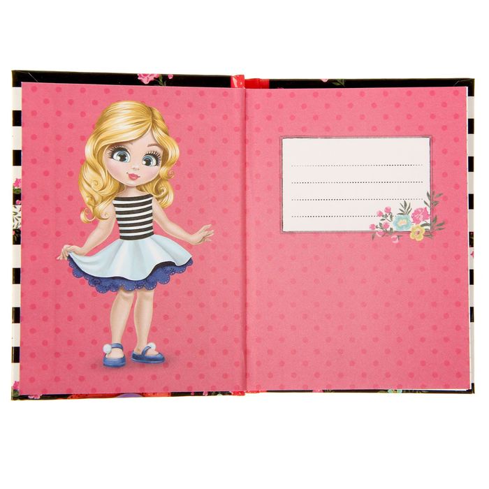 Блокнот "Ты украшаешь этот мир", твёрдая обложка, А7, 64 листа