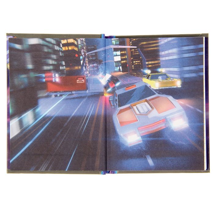 Блокнот + игра "Гонки без границ", твёрдая обложка, А7, 64 листа