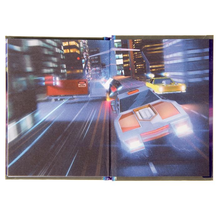 Блокнот + игра "Гонки без границ", твёрдая обложка, А7, 64 листа