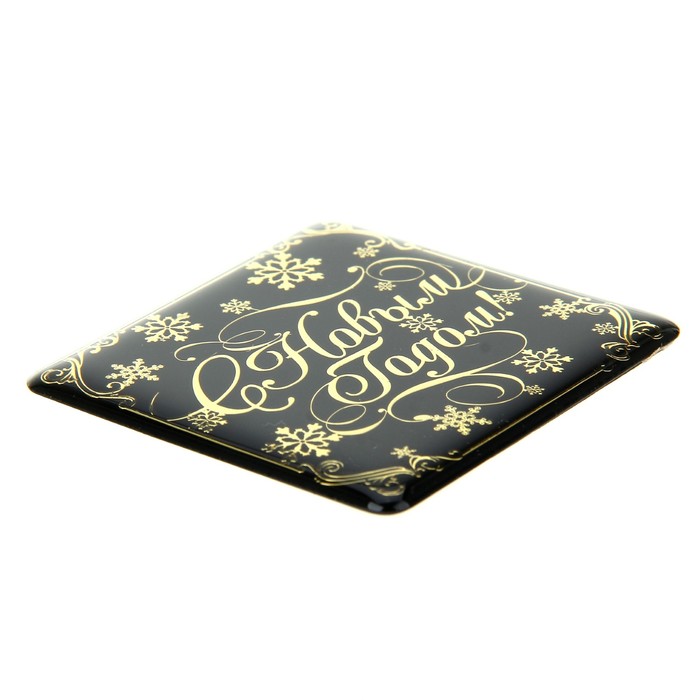 Магнит металлический новогодний МИКС