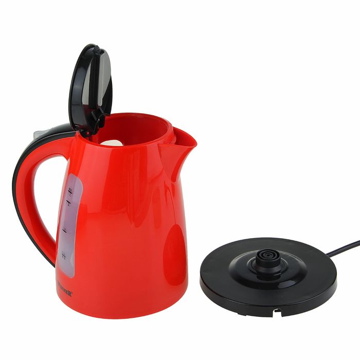 Чайник электрический Winner WR-123, 2200 Вт, 1.7 л, красный