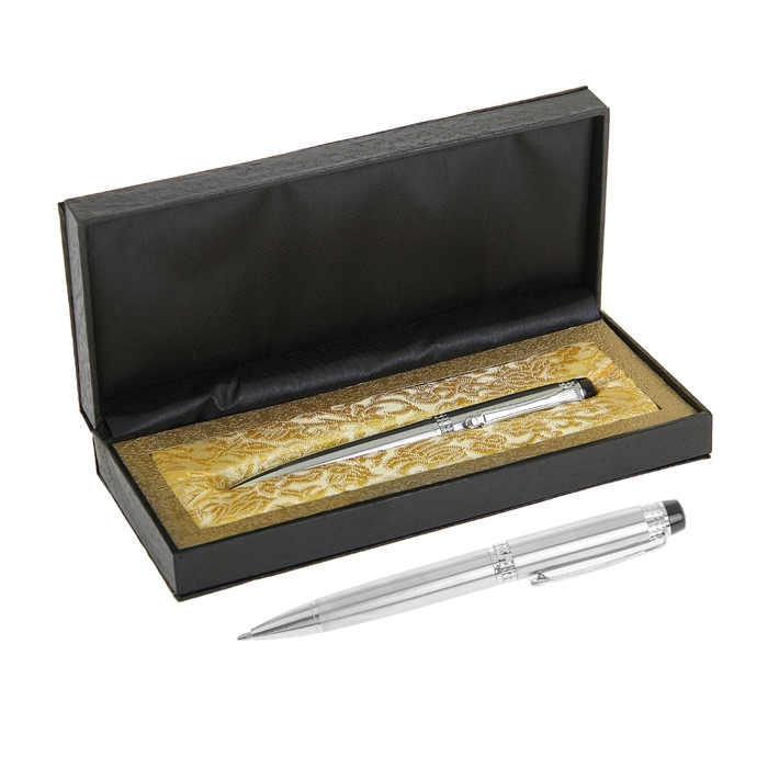 Ручка шариковая подарочная в кожзам футляре поворотная "Директор"