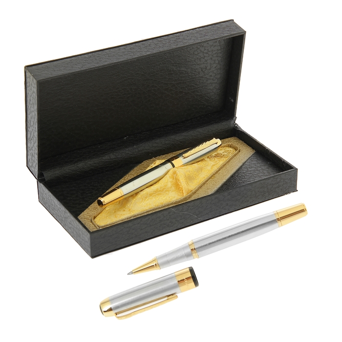Ручка шариковая подарочная в кожзам футляре "Престиж"