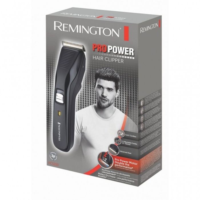 Машинка для стрижки Remington HC 5200, 2 насадки, 13 установок длины