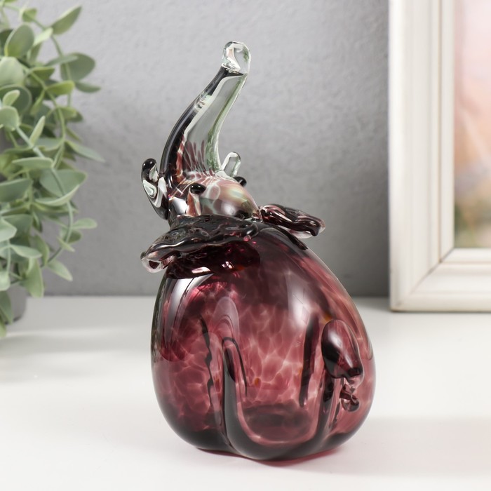 Сувенир "Слон бордовый"