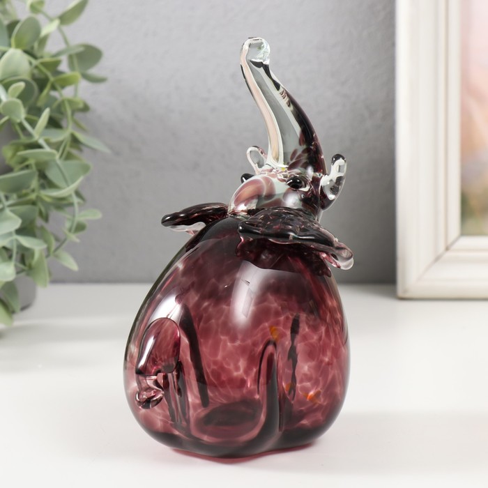 Сувенир "Слон бордовый"