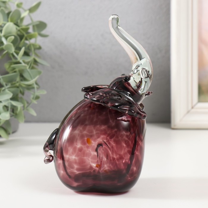 Сувенир "Слон бордовый"