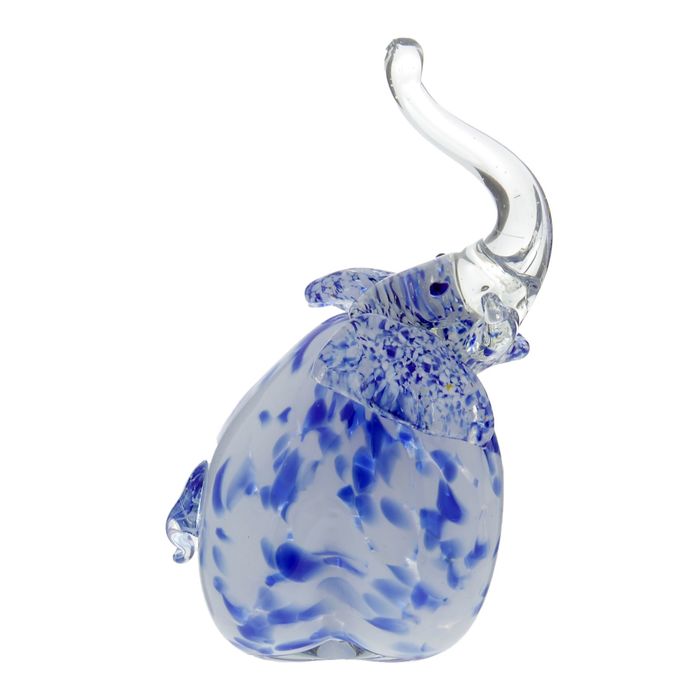 Сувенир "Слон бело-синий"