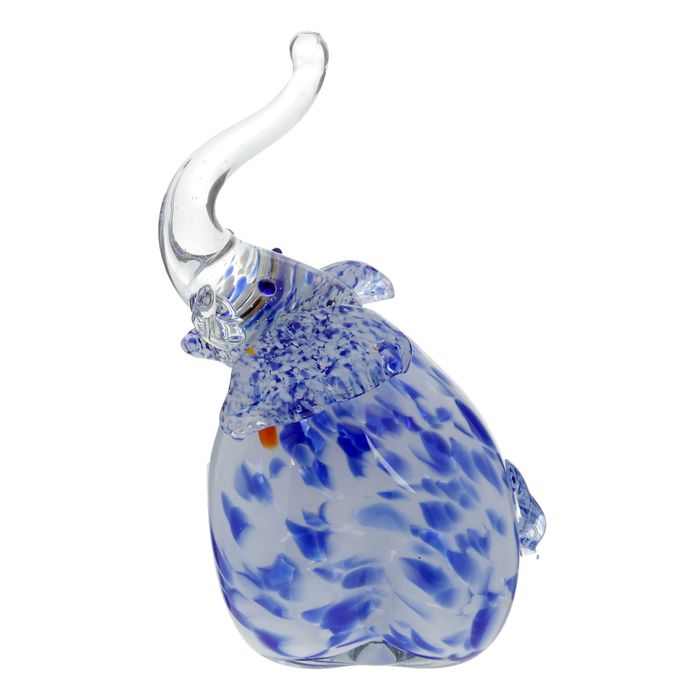 Сувенир "Слон бело-синий"