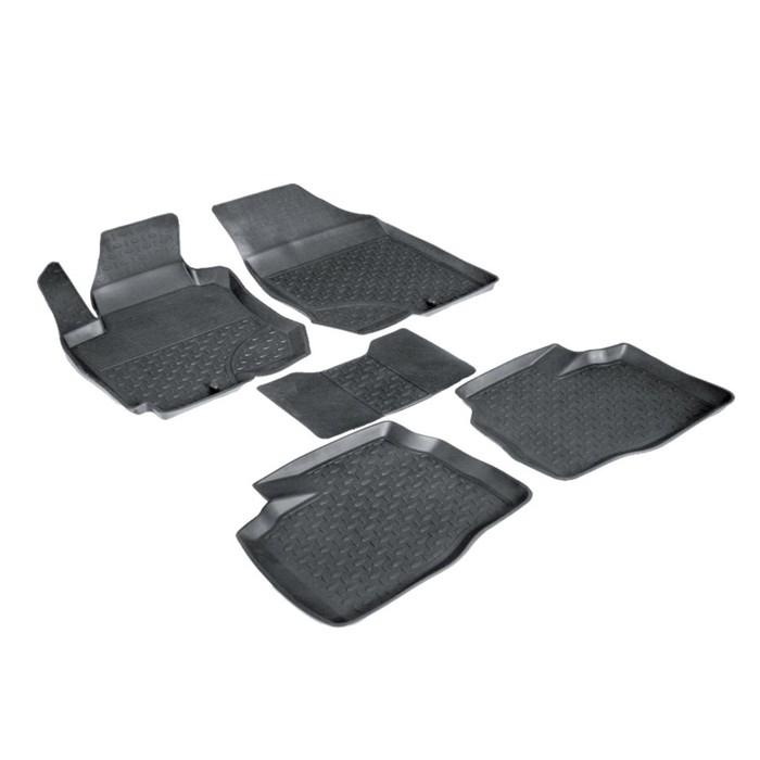 Коврики резиновые с высоким бортом для Hyundai ELANTRA IV, 2006-2011