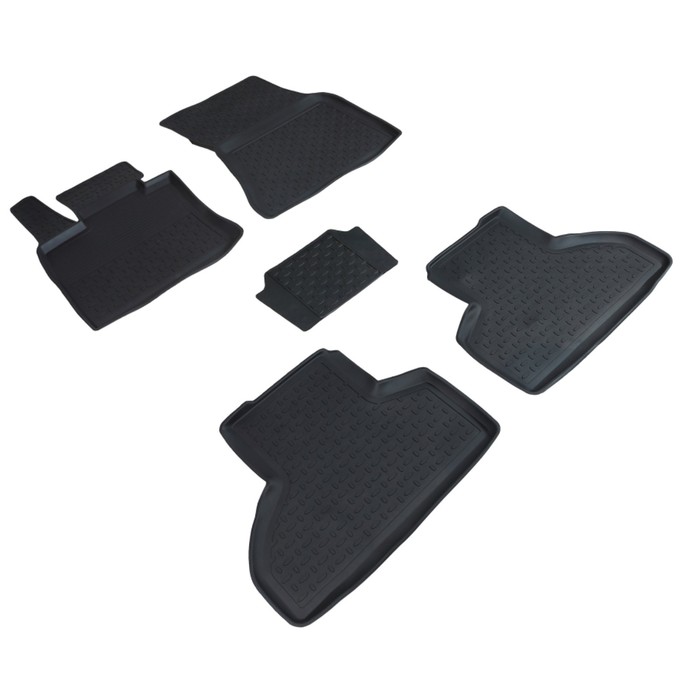 Коврики резиновые с высоким бортом для Bmw X6 F16, 2014-