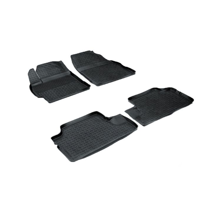 Коврики резиновые с высоким бортом для Chery INDIS, 2010-