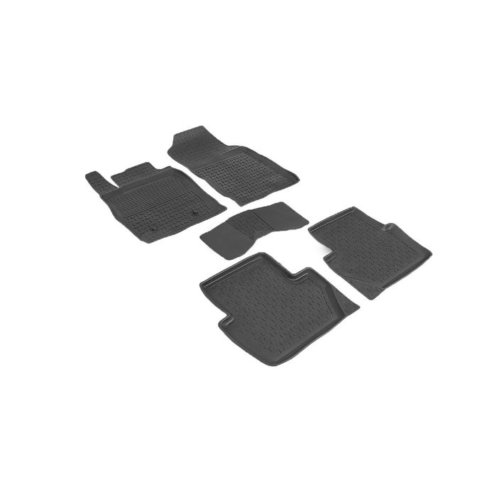 Коврики резиновые с высоким бортом для Ford ECOSPORT, 2014-