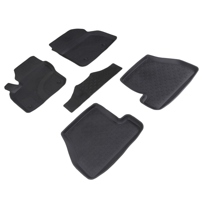 Коврики резиновые с высоким бортом для Ford FOCUS III рестайлинг, 2015-