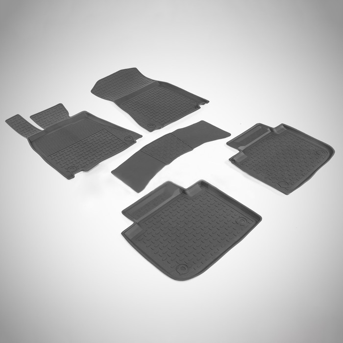 Коврики резиновые с высоким бортом для Lexus GS IV, 2015-